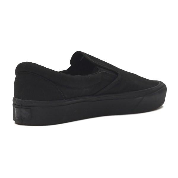 ヴァンズ スニーカー スリッポン VANS COMFYCUSH SLIP-ON コンフィクッシュ VN0A3WMDVND BLACK/BLACK｜abc-martnet｜03