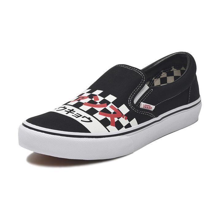 VANS ヴァンズ SLIP ON スリッポン トウキョウ V98 TOKYO BLACK