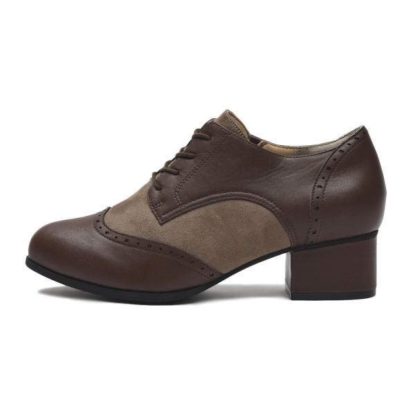 レディース NUOVO ヌオーヴォ マニッシュ HEEL OX 4.5 ヒール オックス 4.5 NC30393 BROWN レディース NUOVO ヌオーヴォ マニッシュ HEEL OX 4.5 ヒール オックス 4.5 NC30393 BROWN