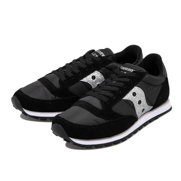 レディース Saucony WMNS JAZZ LOW PRO GLITTER ウィメンズ ジャズ ロー プロ グリッター S60498-1　BLACK/SILVER｜abc-martnet