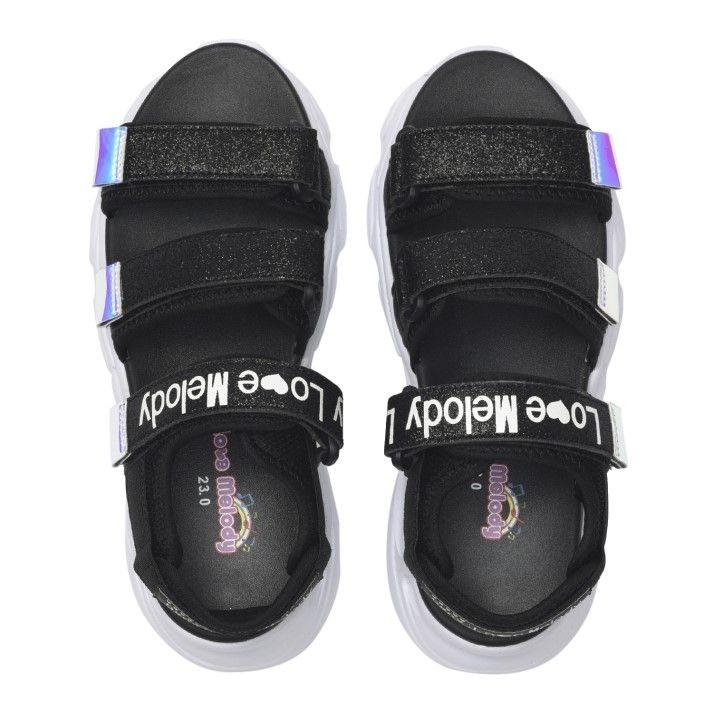 キッズ Hawkins ホーキンス サンダル Karen 17 23 Blk Wht Abc Mart Paypayモール店 通販 Paypayモール