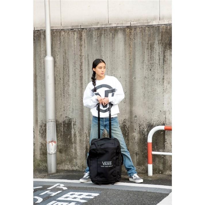 VANSウェア VANS CARRYON LUGGAGE ヴァンズ キャリーバッグ VN0A3IHLBLK BLACK