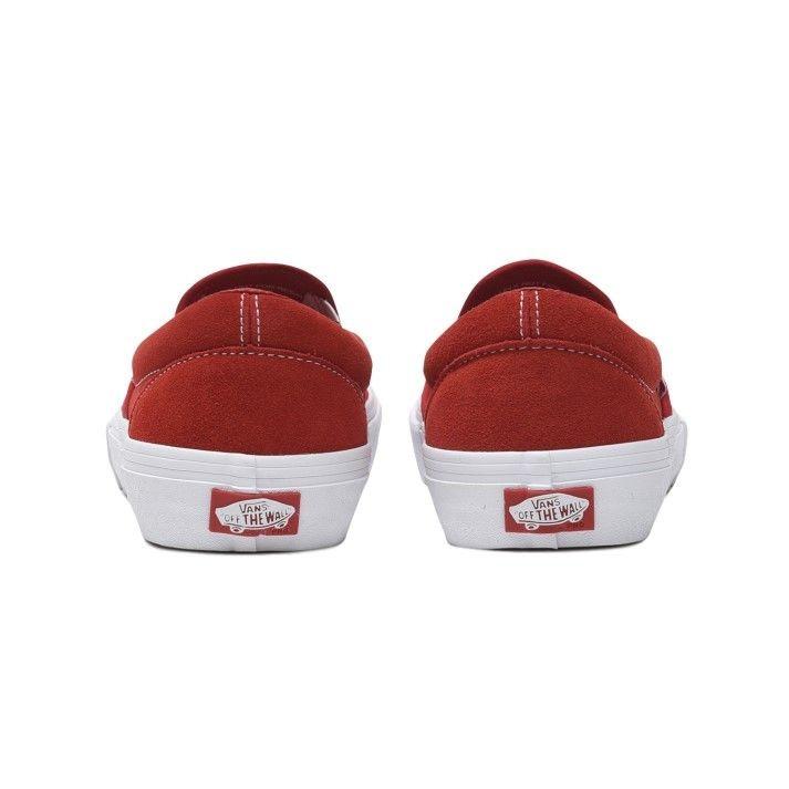 VANS SLIP-ON PRO ヴァンズ スリッポンプロ VN0A347VAJL　(SUEDE) RED/WHT｜abc-martnet｜03