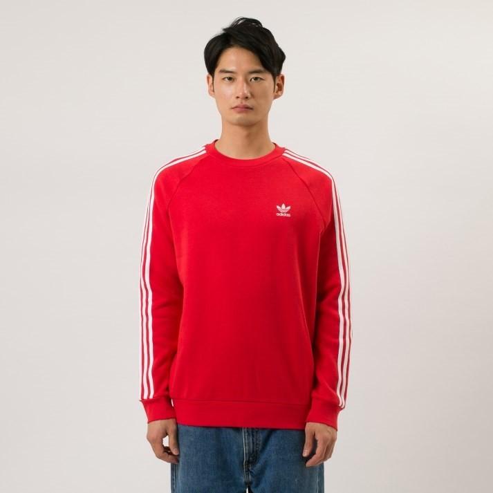 Adidas ウェア アディダス M 3st Crew Fm3761 Red Abc Mart Paypayモール店 通販 Paypayモール