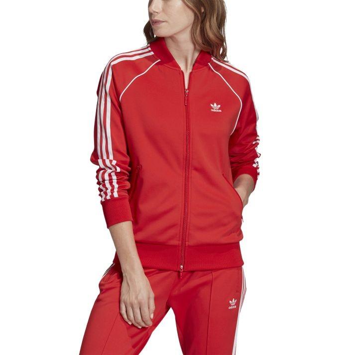 レディース adidas ウェア アディダス W SST TRACK TOP トラックトップ FM3313 RED/WHT ABC-MART PayPayモール店 - 通販 - PayPayモール