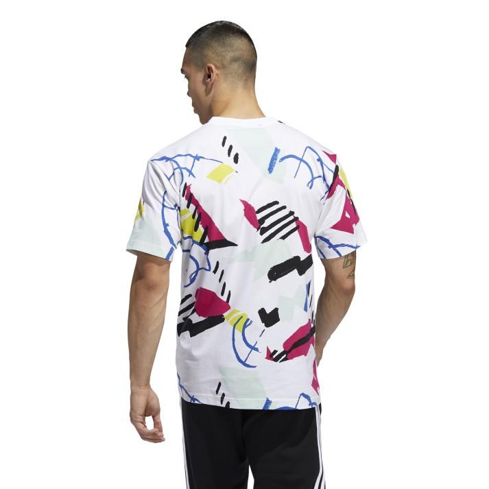 adidas print tee