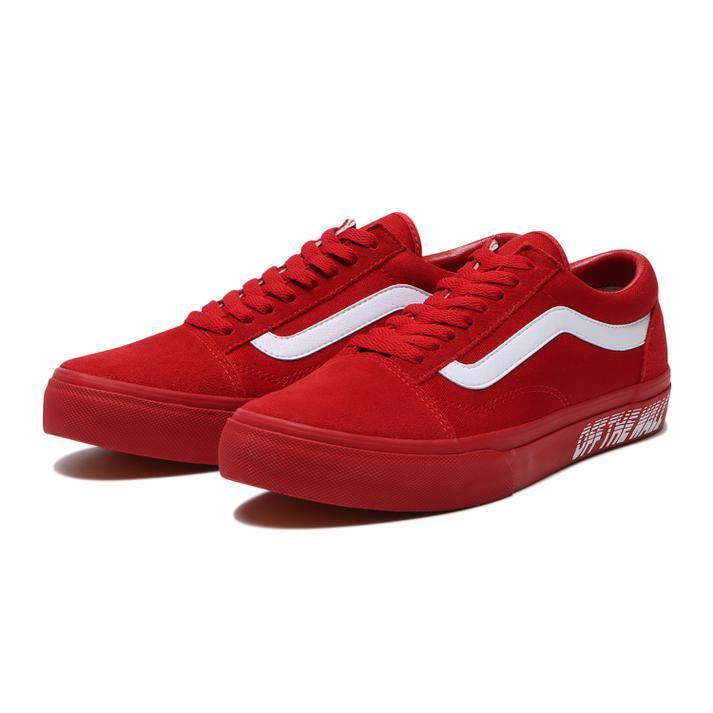 VANS ヴァンズ OLDSKOOL オールドスクール V36CF M.LOGO RED/WHITE｜abc-martnet