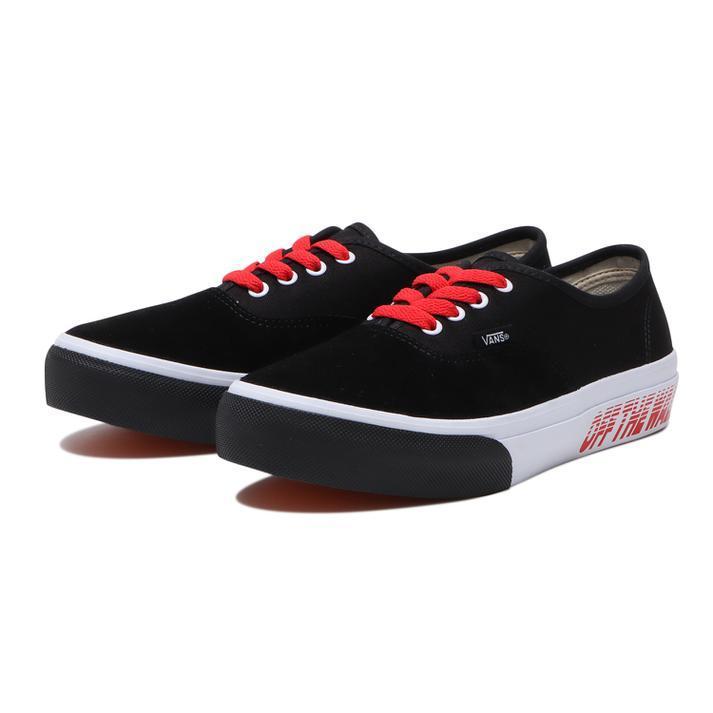 vans authentic black and red