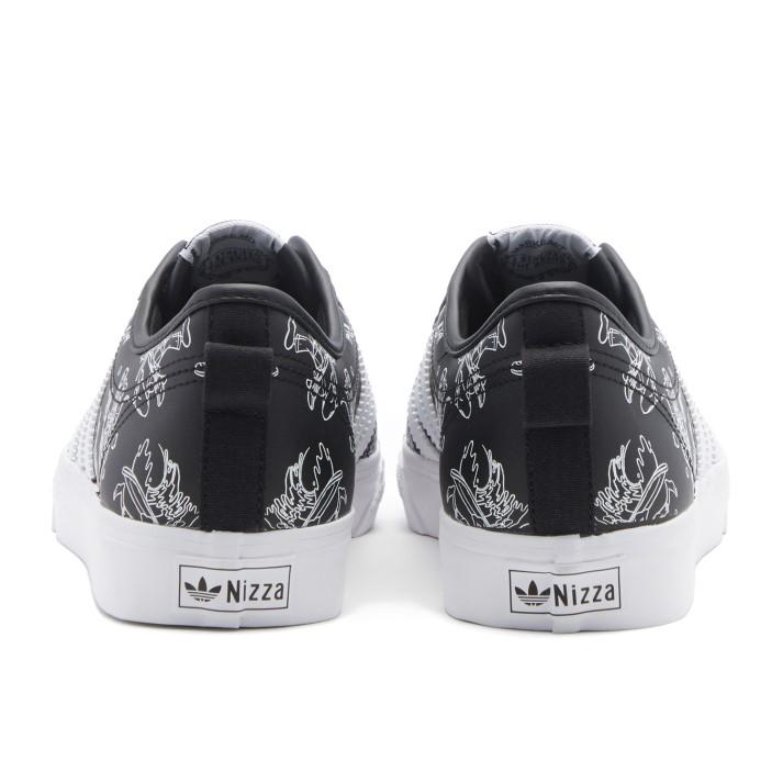 adidasアディダス NIZZA GOOFY ニッツア グーフィー FW9590 CBLK/FWWT 