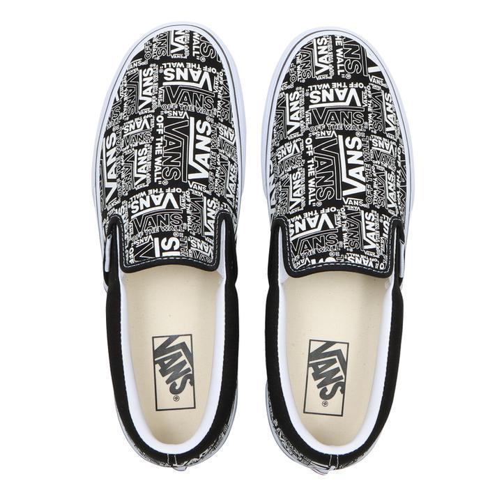Vans ヴァンズ Slip On スリッポン V98cf P Logo Black Logo Abc Mart Paypayモール店 通販 Paypayモール