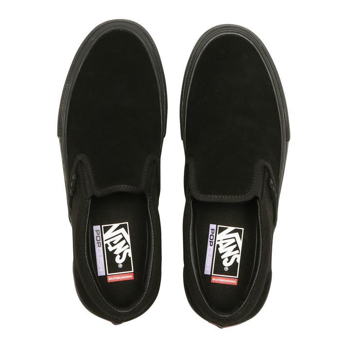 VANS ヴァンズ SKATE SLIP-ON スケートスリッポン VN0A5FCABKA BLACK/BLACKの画像