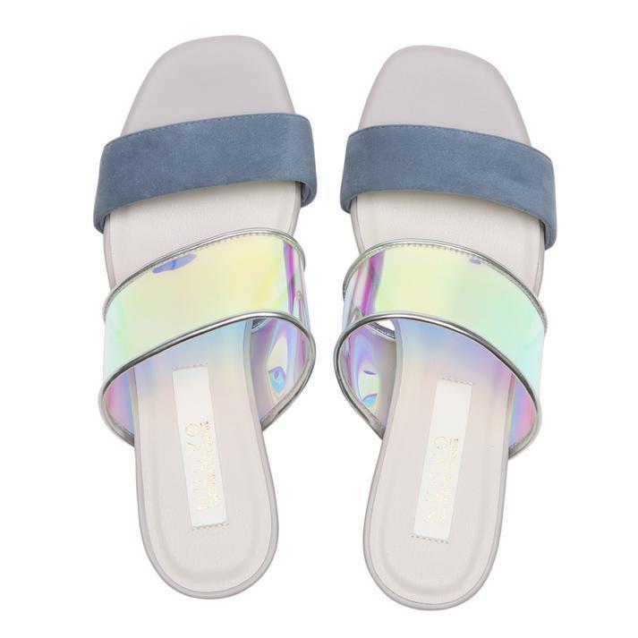 レディース Nuovo ヌオーヴォ Sq Clear Ml 4 5 スクエアクリアミュール4 5 Ne Gray Blue Abc Mart Paypayモール店 通販 Paypayモール