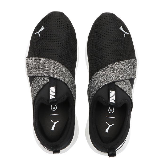 レディース Puma プーマ Nrgy Lite Slip On Glitter ｎｒｇｙ ライト スリッポン グリッター Abc限定01bk Silver Abc Mart Paypayモール店 通販 Paypayモール