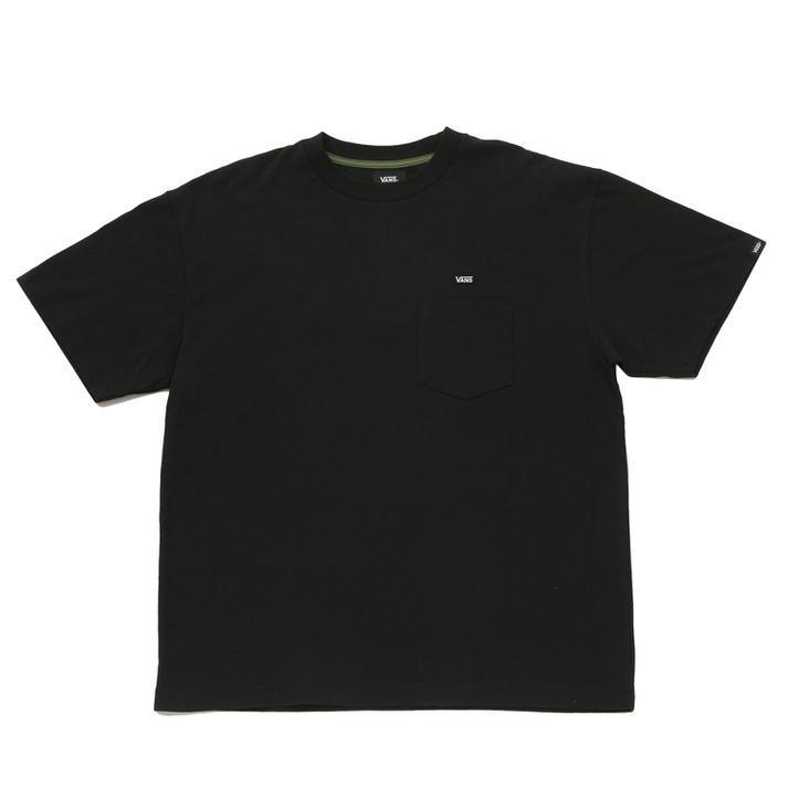 VANS ヴァンズ M VANS BASIC POCKET S/Stee ショートスリーブ 121H1010100 BLACK｜abc-martnet｜02