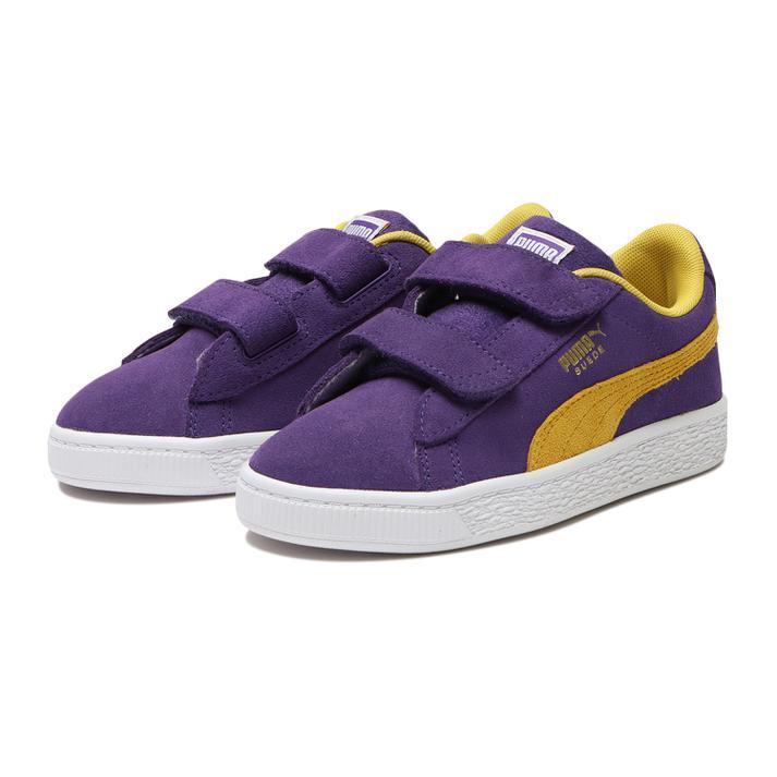 キッズ Puma プーマ 17 21suede Teams V Ps スウェード チームス V Ps 03p Violet Yell Abc Mart Paypayモール店 通販 Paypayモール