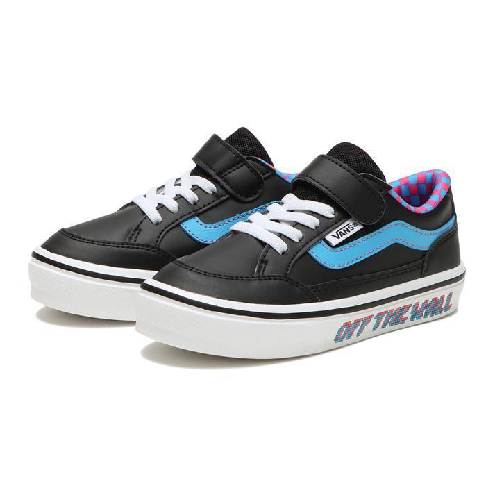 キッズ VANS ヴァンズ FALKEN(15-22) キッズ スニーカー V3830K BIT BLACK｜abc-martnet