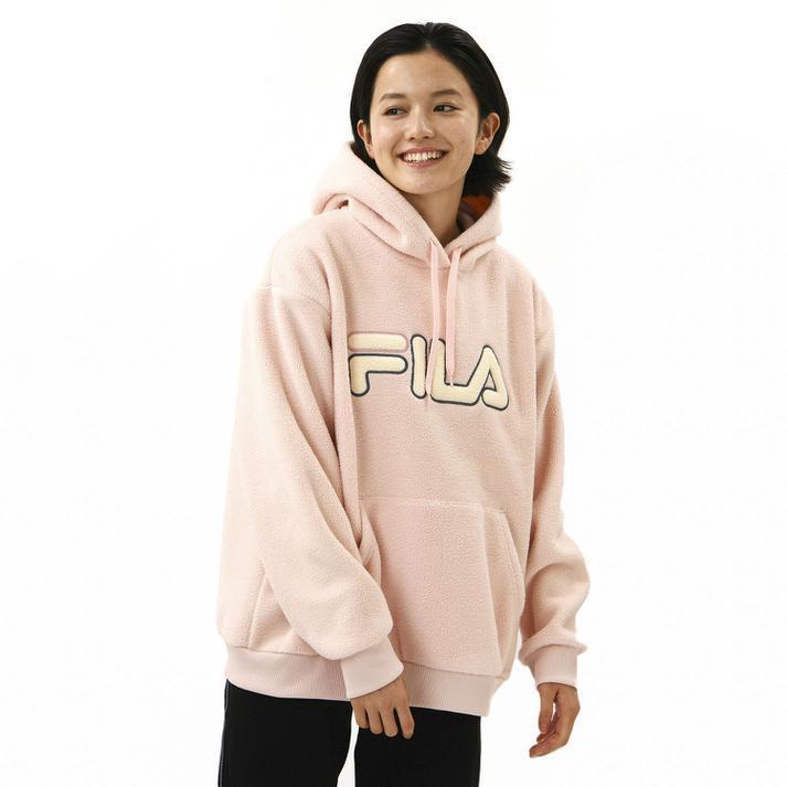 レディース Fila フィラ W ボアフリースpoパーカー スウェット Fl6310 Pink Abc Mart Paypayモール店 通販 Paypayモール