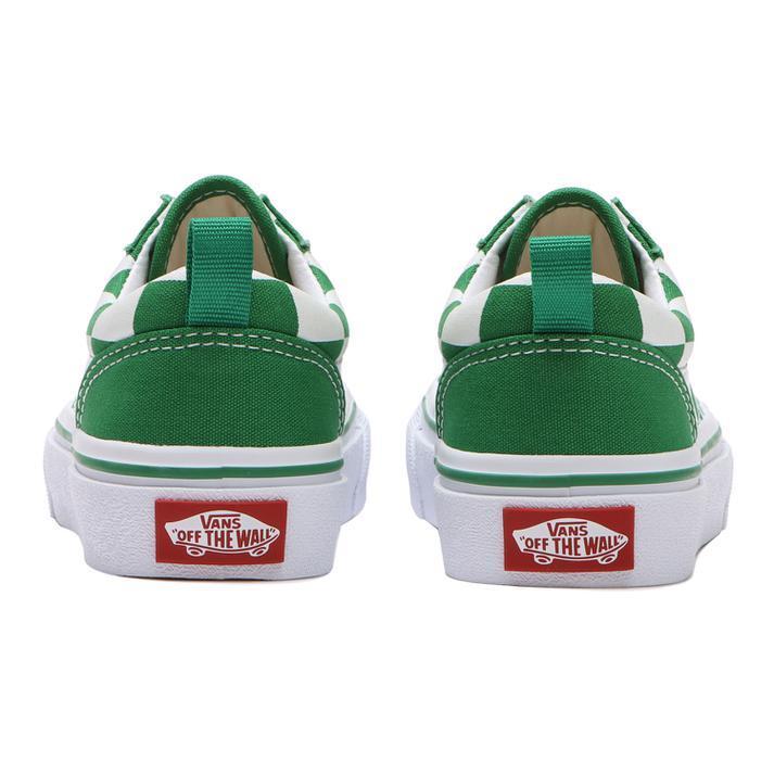 キッズ VANS ヴァンズ OLD SKOOL(19-22) キッズ オールドスクール V36CK P.CHK GRN/WHT CHK