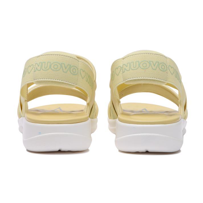 OUR LEGACY スポーツサンダル ベージュ/イエロー BARCLAY（バークレー）サイドオープングルカサンダル ライト