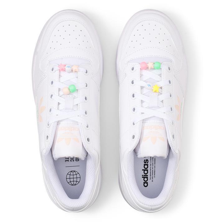 2022年秋冬新作♪ adidas【アディダス】 FORUM BOLD J レディース フォーラム ボールド J 【GY9223】 ホワイト/グリーン adidas（アディダス） レディース FORUM BOLD J フォーラム ボールドJ