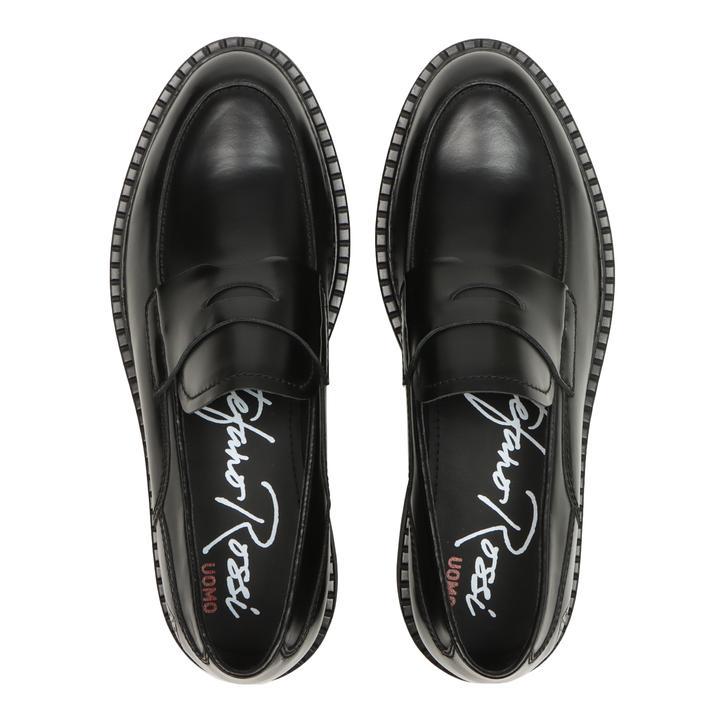 STEFANO ROSSI ステファノロッシ BARCLAY LOAFER バークレー ローファー SR03863 BLACK｜abc-martnet｜02