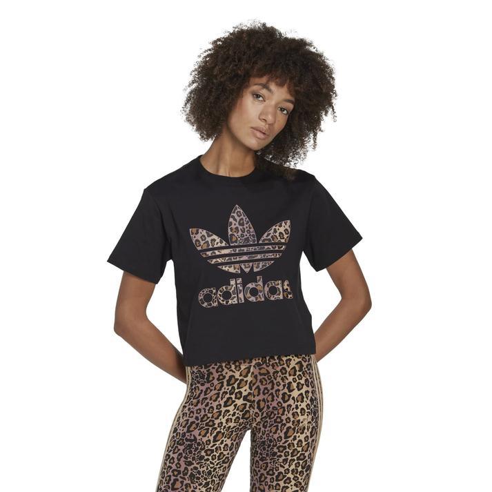 adidas（アディダス） レディース W T-SHIRT LOGO(LEOPARD) ショート