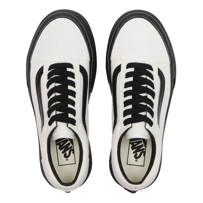 VANS ヴァンズ OLD SKOOL 3SOLE オールドスクール 3ソール V36CF 3SOLE WHITE/BLACK｜abc-martnet｜02