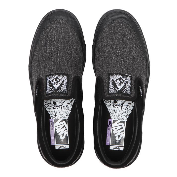 VANS スニーカーVANS ヴァンズ バンズ【箱なし】BMX SLIP-ON スリッポン スリップオンFAST AND RUSE BLACK ファストアンドルーズ コラボレーション 黒BMXライダー ブラック デニムメンズ レディース LA 靴 紐無し VANS（ヴァンズ） ≪VANS × FAST AND LOOSE≫ BMX SLIP-ON BMX