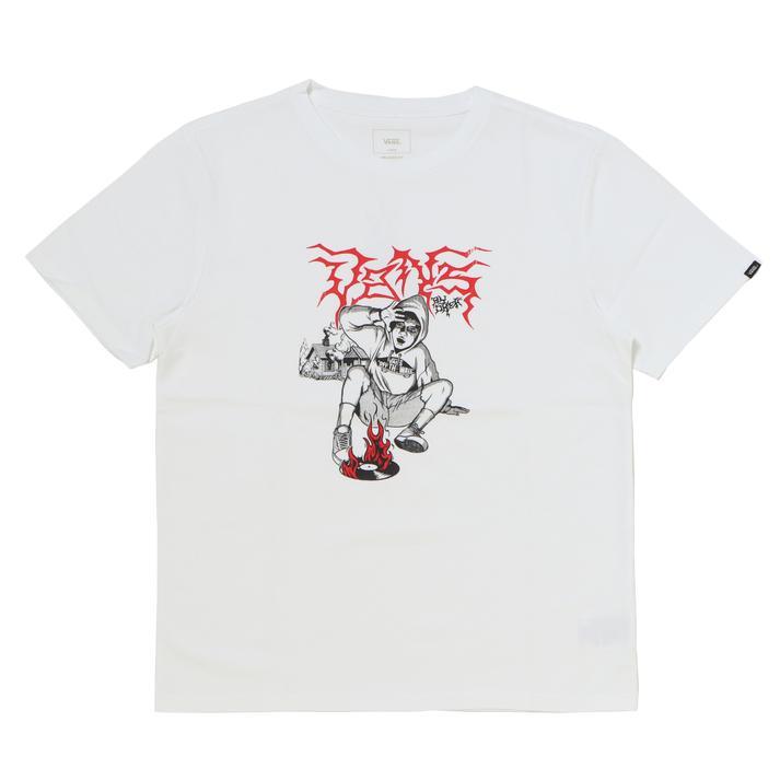 VANS ヴァンズ M OKEH FIRE RECORD TEE ショートスリーブ
