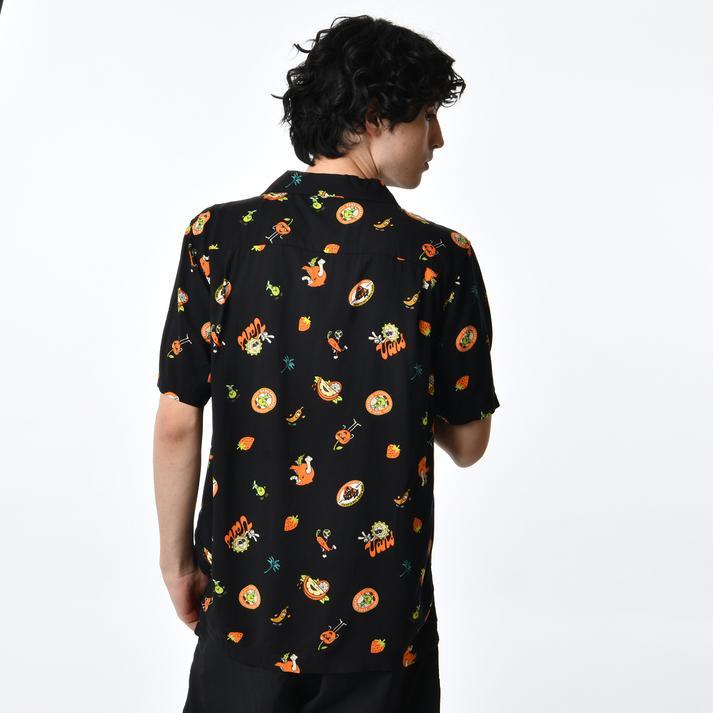 VANS ヴァンズ M STICKERS SS SHIRT ショートスリーブ VN0007WXBLK BLACK｜abc-martnet｜03