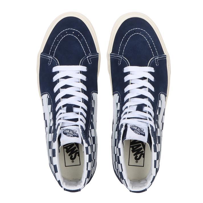 VANS（ヴァンズ） SK8-HI スケートハイ VN0A32QG4M0 CHK DRESS BLUES
