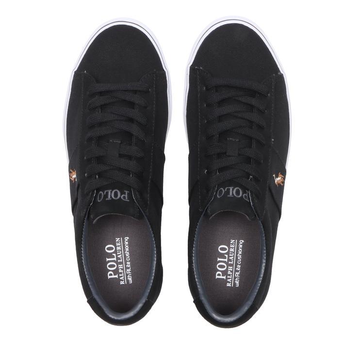 Polo Ralph Lauren ブラック スニーカー Polo Ralph Lauren ブラックスニーカー - メルカリ