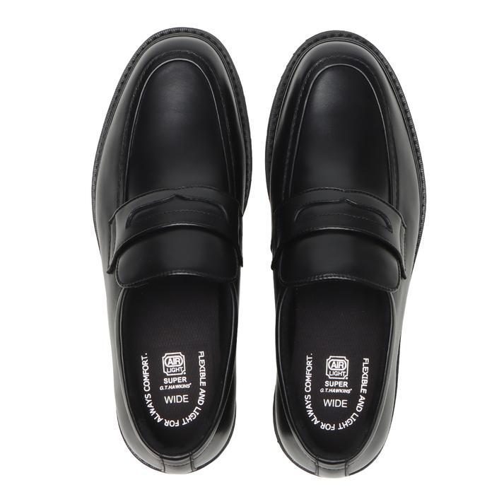 Hawkins（ホーキンス） AL SU LOAFER 軽量 スリッポン HB30083 BLACK