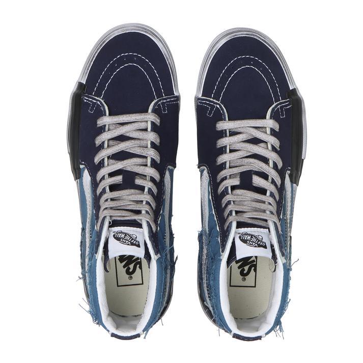 VANS ヴァンズ SK8-HI RECONSTRUCT スケートハイリコンストラクト VN0005UKNGJ NAVY/STV NAVY｜abc-martnet｜02