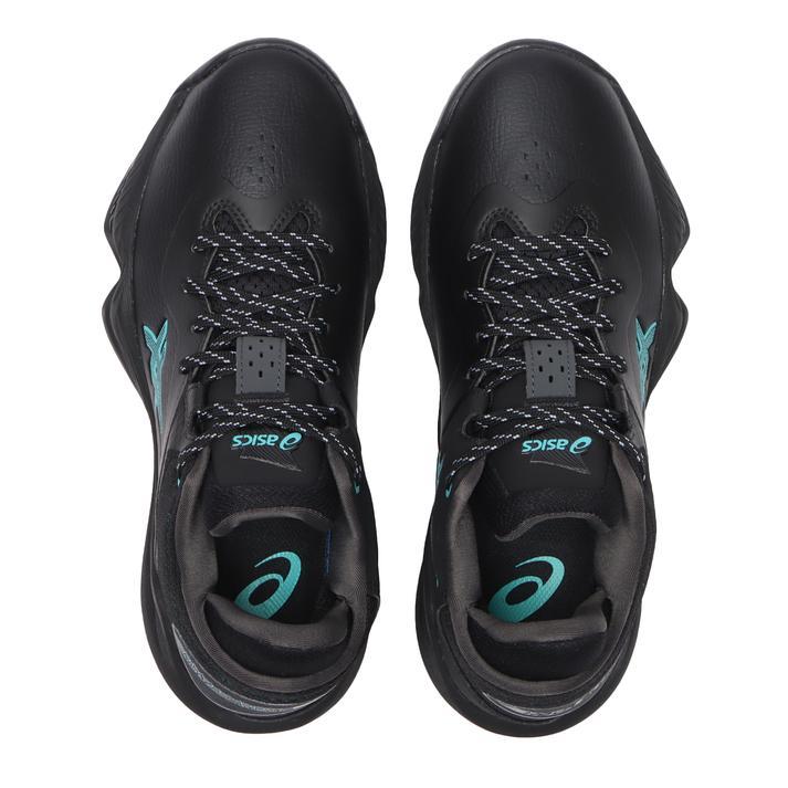 シューズ(男性用) 1061A043 NOVA SURGE LOW 30cm ASICS Basketball Shoes NOVA SURGE LOW Black Sea Glass 1061A043 US8