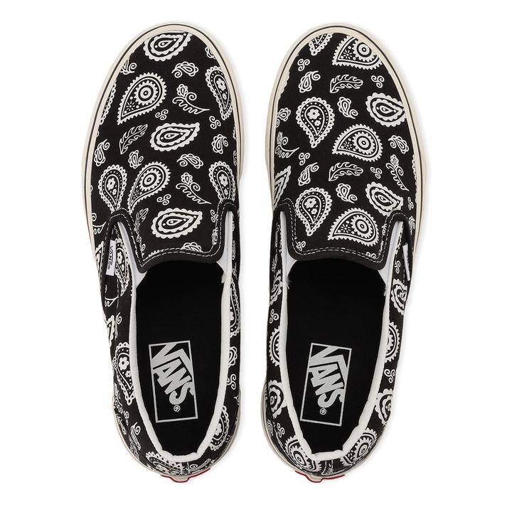 VANS ヴァンズ CLASSIC SLIP-ON クラシックスリッポン VN0009Q7BMA PAISLEY BLACK