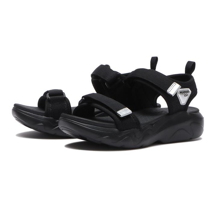 NUOVO（ヌオーヴォ） キッズ 18-23 HANNI ハニ N9357J BLACK/BLACK