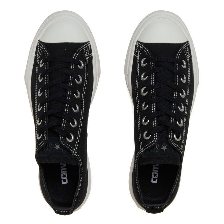 レディース CONVERSE コンバース AS LIGHT PLTS POINTSUEDE OX オールスター ライト PLTS ポイントスエード OX 31310881 BLACK｜abc-martnet｜02