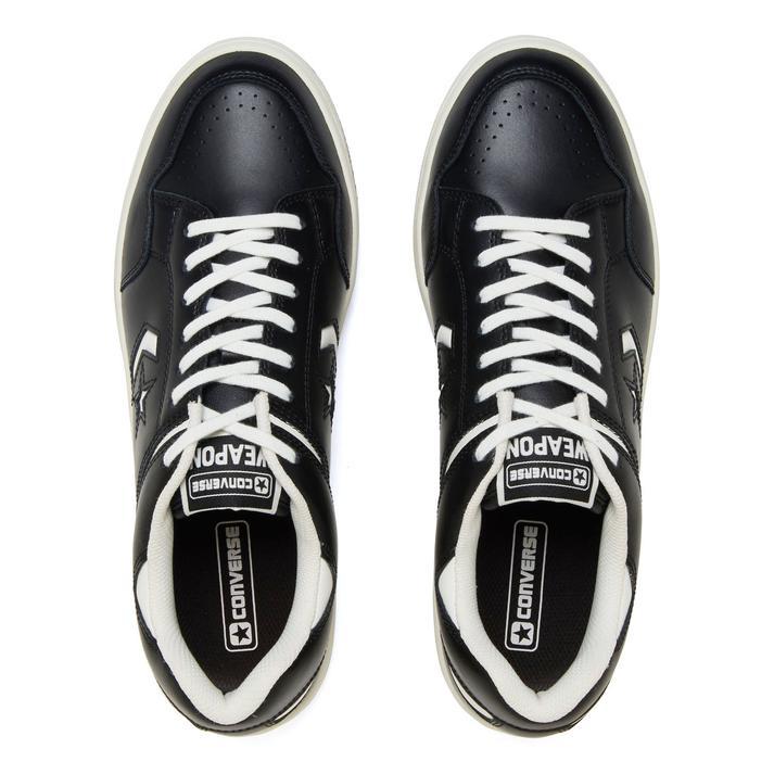 converse コンバース WEAPON OX メンズスニーカー(ウエポンOX) 34201750 ブラック CONVERSE（コンバース） WEAPON OX ウエポン OX 34201750 BLACK : ABC