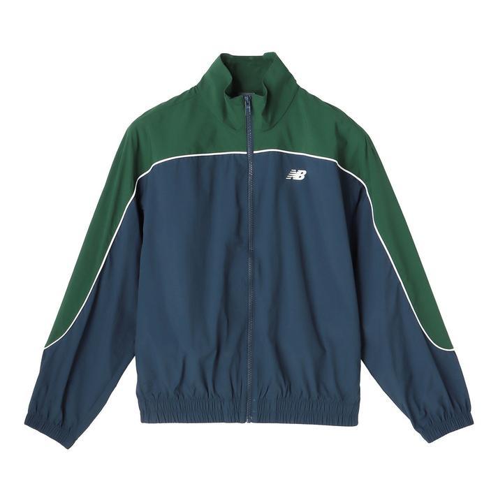 美品　New Balance ジャケット ネイビーグリーン New Balance（ニューバランス） U Greatest Hits ウーブンJK アウター