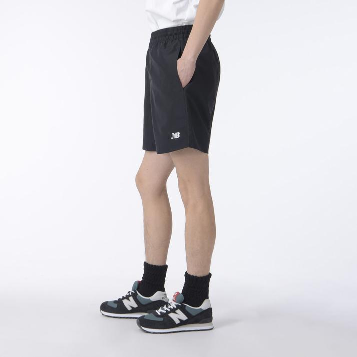 New Balance（ニューバランス） M NB ウーブンショーツ ショーツ MS41501BK BK : ABC-MART Yahoo!店 ...
