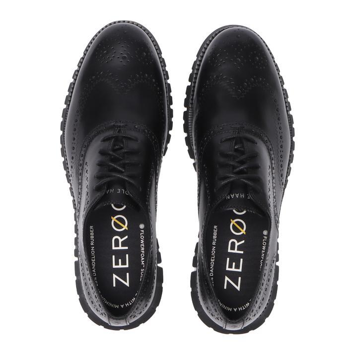 COLE HAAN コール ハーン ZG REMASTERED WINGTIP OX ゼログランド リマスタード ウィングチップオックスフォード C39601 BLACK/BLACK｜abc-martnet｜02