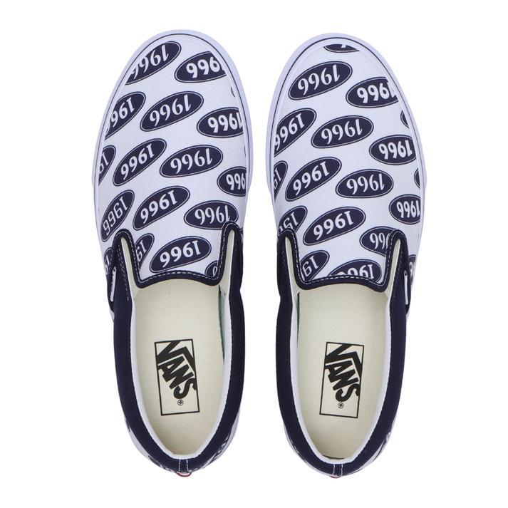 VANS（ヴァンズ） SLIP ON スリッポン V98CF RCG WHITE/NAVY : ABC