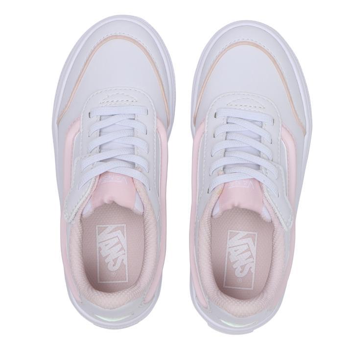 ウサ子様用 VANS（ヴァンズ） キッズ 17-22 ISSAC イサック V3942K WHITE/PINK