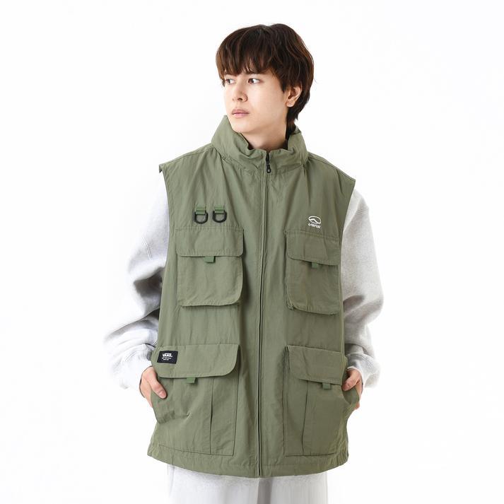 STONE  ベスト　Mサイズ VANS（ヴァンズ） M UTILITY VEST ベスト 124K1091200 ABC-MART限定