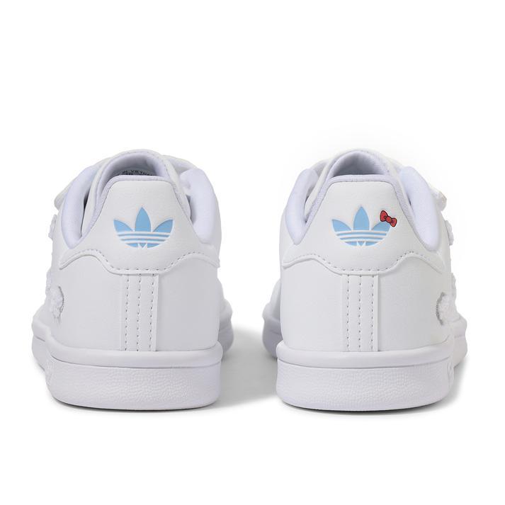 adidas（アディダス） キッズ 17-21 STAN SMITH CF C スタンスミス CF IF7023 FTWW/GREO/GLOW ...
