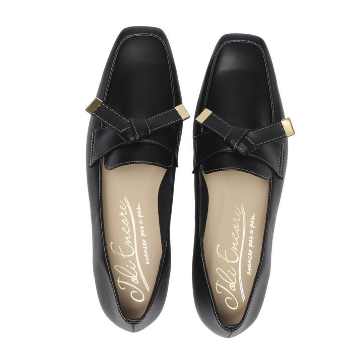 靴 epine ribbon fringe Loafer Black 24.5 epine ribbon fringe Loafer Black 24.5