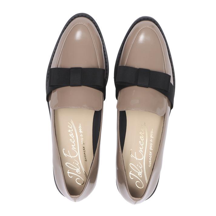 レディース JOLI ENCORE ジョリー アンコール BICOLOR RIBBON LOAFERS