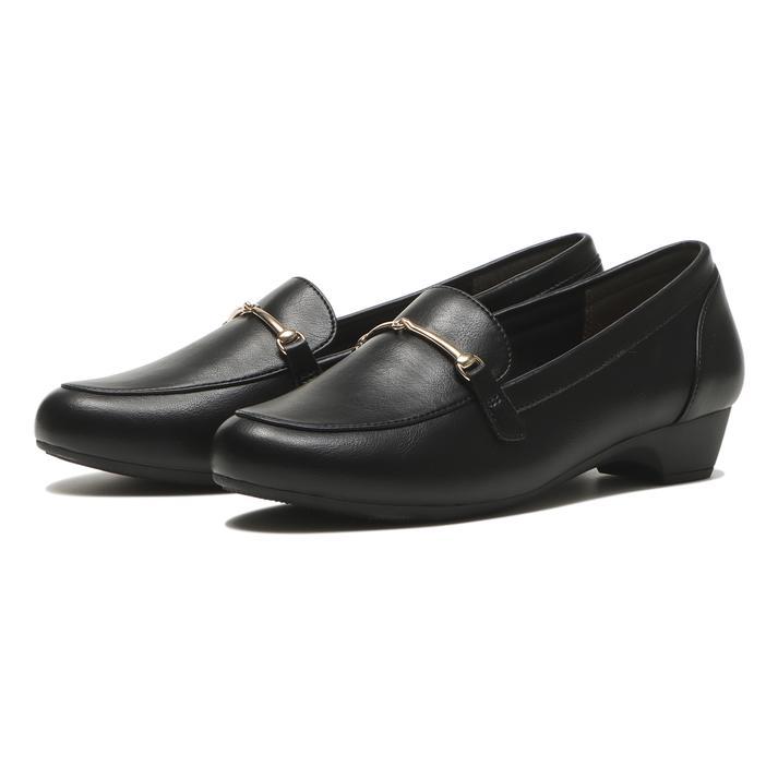 レディース ABC SELECT エービーシーセレクト WEDGE LOAFER 3 ウェッジローファー W5057 BLACK : ABC ...