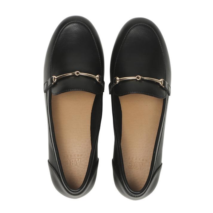レディース ABC SELECT エービーシーセレクト WEDGE LOAFER 3 ウェッジローファー W5057 BLACK : ABC ...